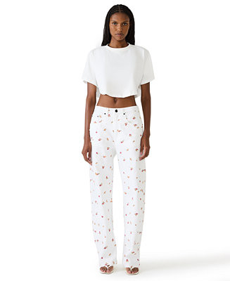 Steve Madden Women's Sydnee Barrel Jeans - Macy's | Macy's