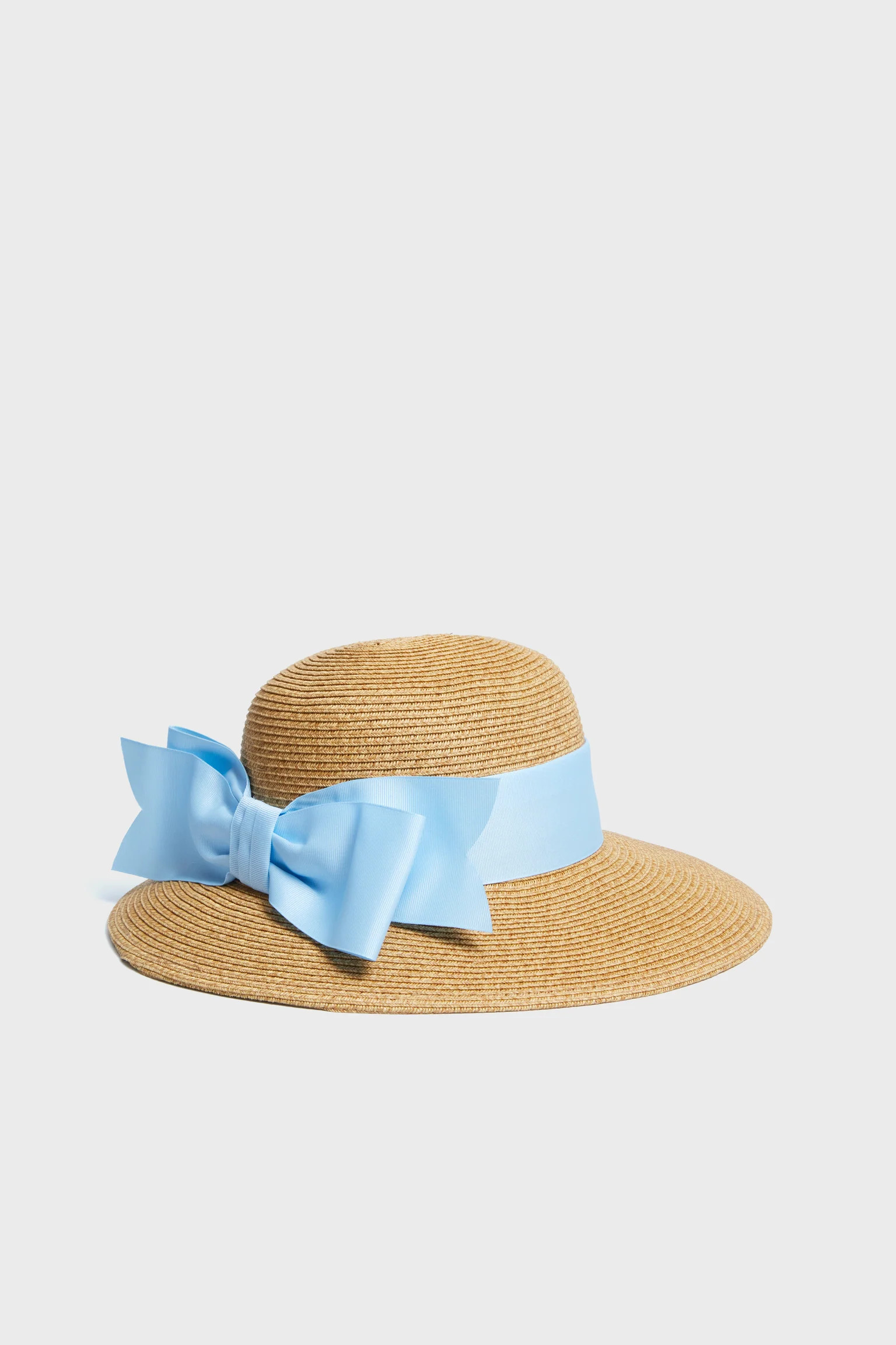Exclusive Blue Packable Wide Bow Sunhat | Tuckernuck (US)