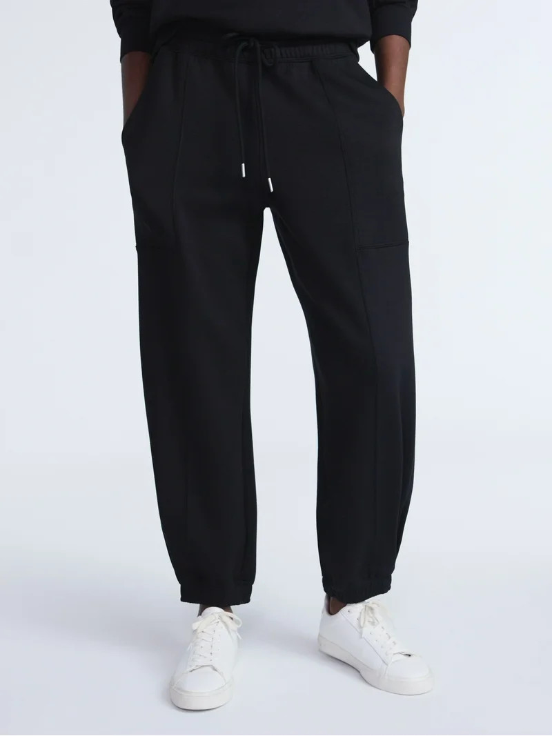 Scoop Women's and Women's Plus New Scubaknit Barrel Pants, Sizes XS-4X | Walmart (US)
