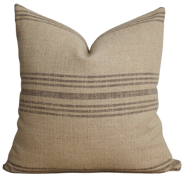 French Vintage Grain Sack Pillow Cover | Hackner Home (US)