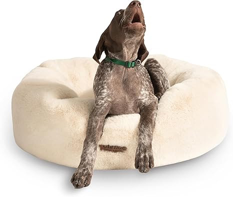 UnHide Floof Pet Bed - Medium (28" x 10") - Extra Soft Dog Bed - Removable Faux Fur Cover - Machi... | Amazon (US)