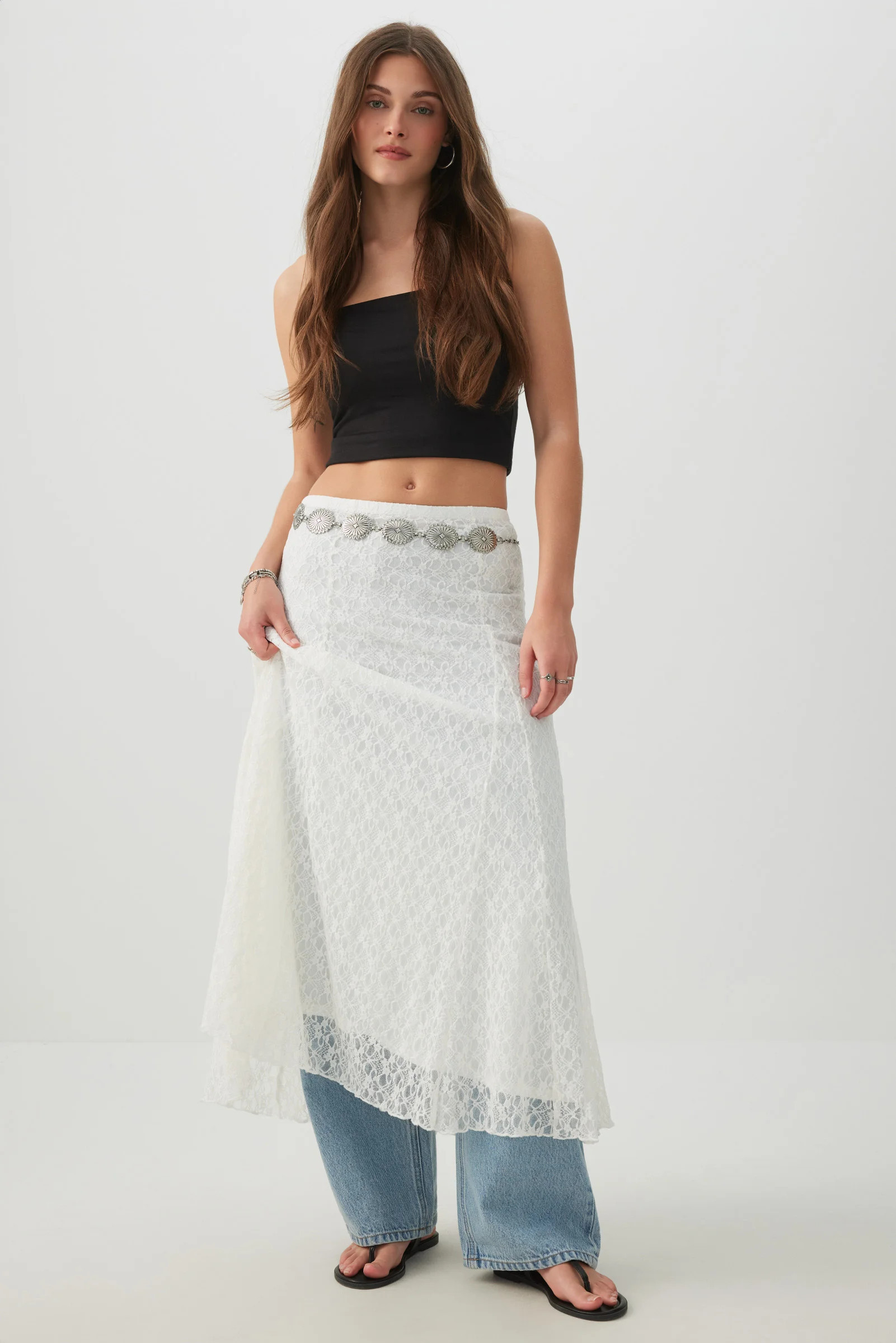 Lace Maxi Skirt | Ardene