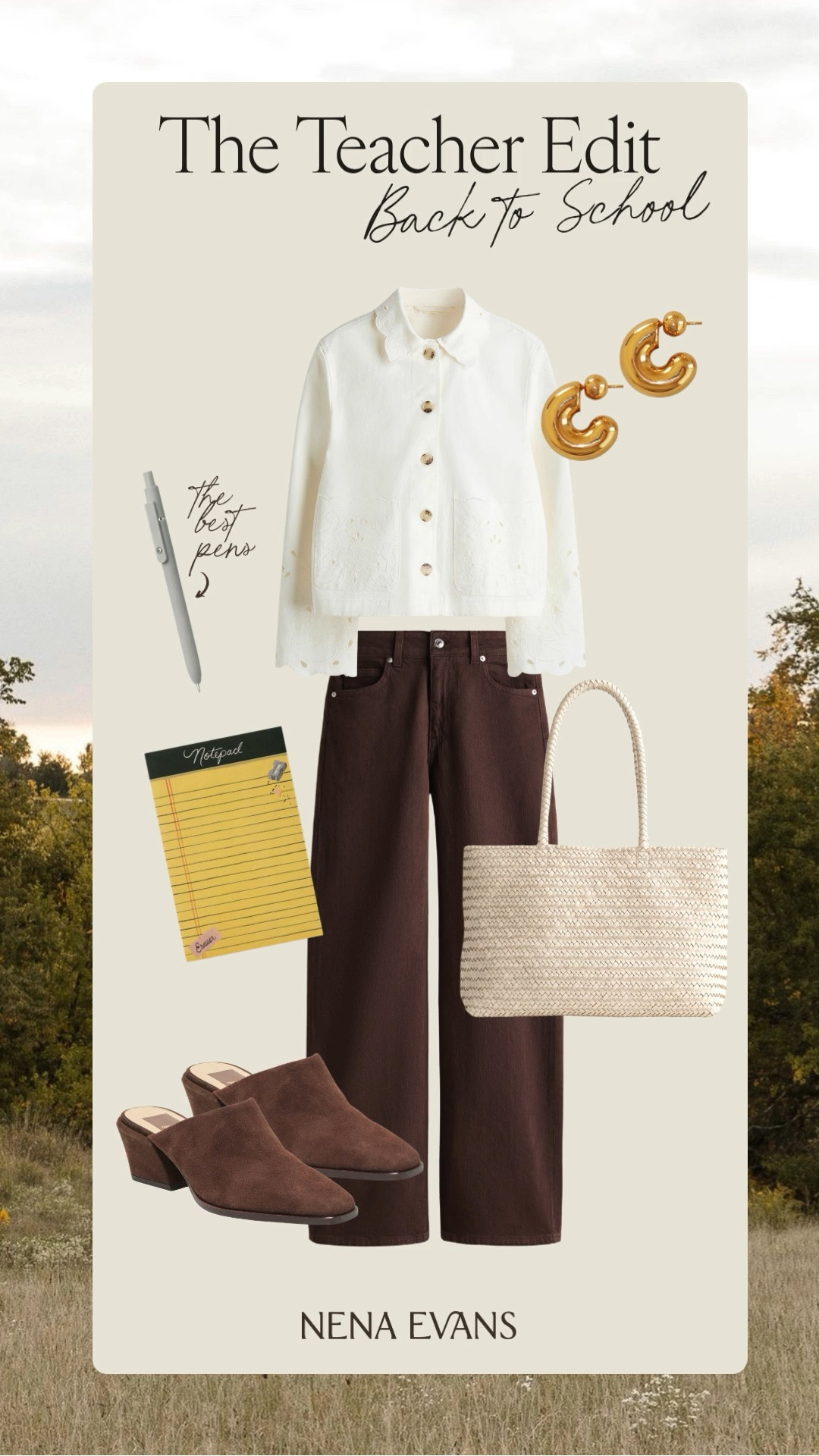 Teacher outfit! 🍎 Back to school outfits that are chic, affordable, and classroom-ready!! These work outfits are also great for the office!  

Fall outfits, fall fashion, business casual workwear, office outfits