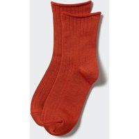 Uniqlo - Heattech Socks - Red - 4-7 | UNIQLO (UK)