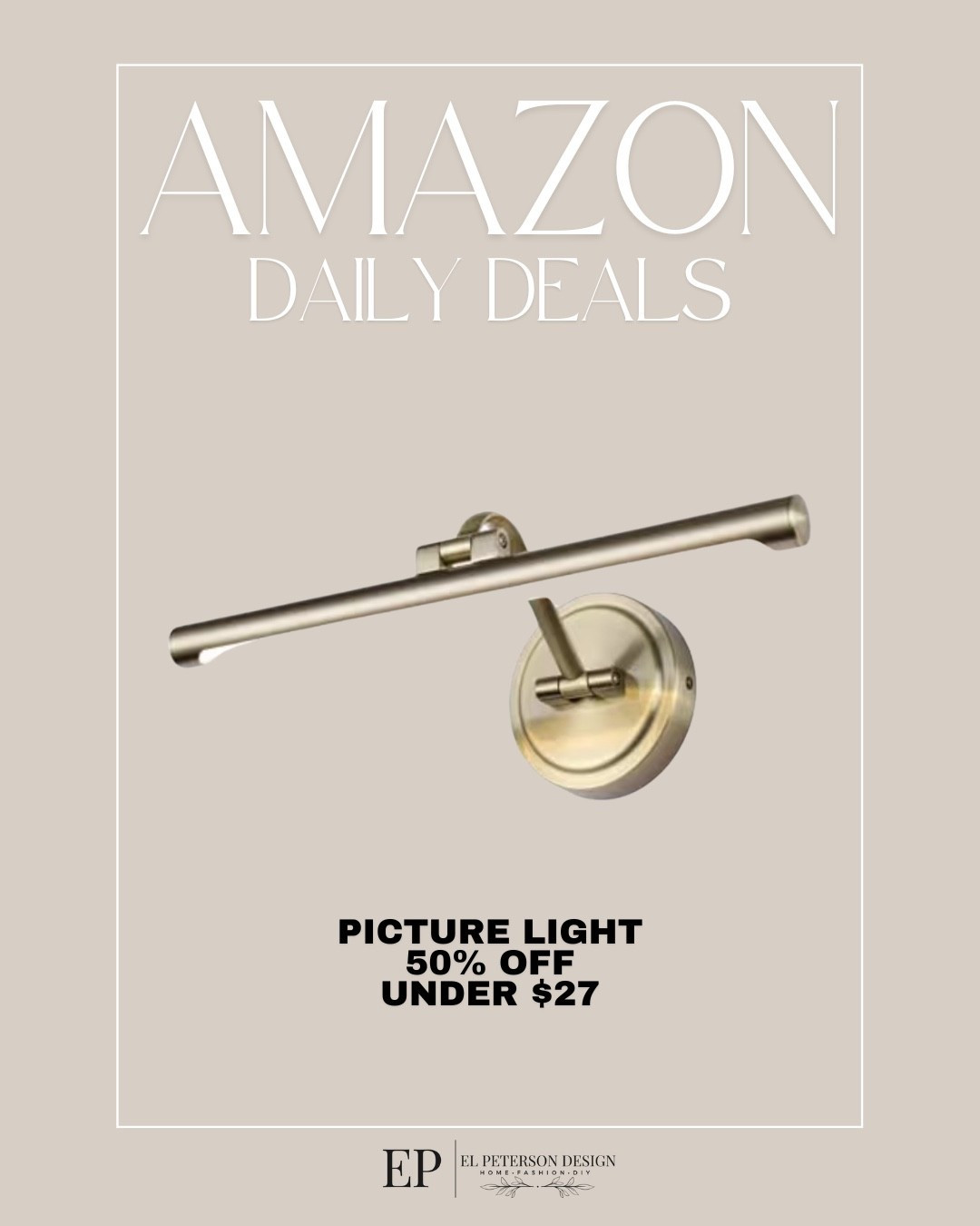 Amazon Daily Deals
Picture light 

#LTKSaleAlert #LTKHome