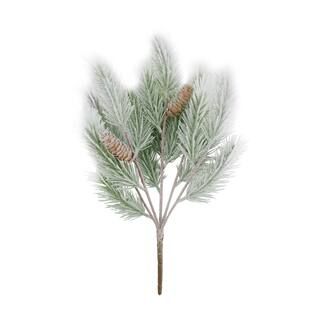 Snowy Pine Bush with Pinecones by Ashland® | Michaels Stores