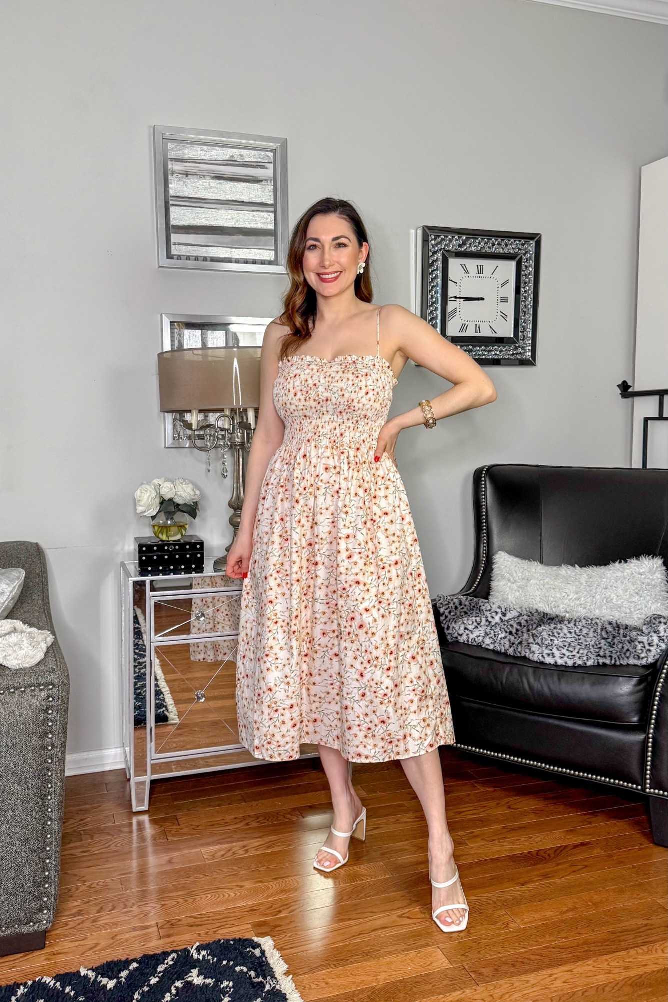 Spring dress 💕

Comes in a few prints and is so comfortable. Has adjustable straps and I love the smocking detail especially if busty. Definitely a contender for Easter but also a great all around spring/summer dress. Wearing size small, TTS

#springdresses #tryonhaul #springoutfits #affordablefashion #vacationoutfit 

#LTKSeasonal #LTKFindsUnder50 #LTKShoeCrush