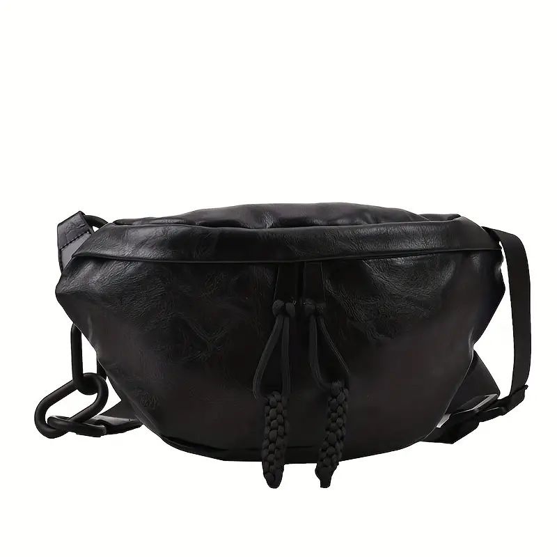 Retro Solid Color Waist Bag Niche Design Crossbody Chest Bag - Temu | Temu Affiliate Program