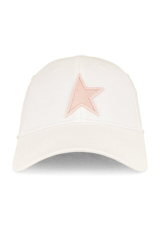 Golden Goose Demos Baseball Hat in Papyrus & Baby Pink from Revolve.com | Revolve Clothing (Global)