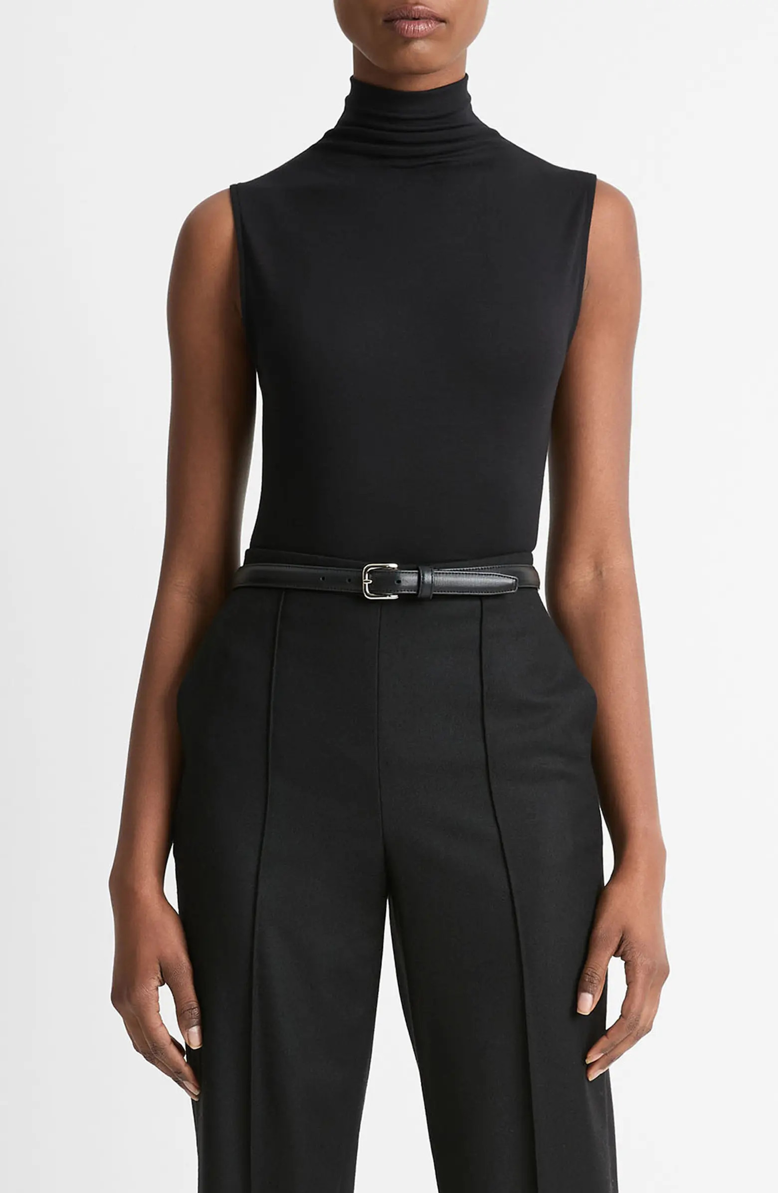 Sleeveless Modal Turtleneck Top | Nordstrom