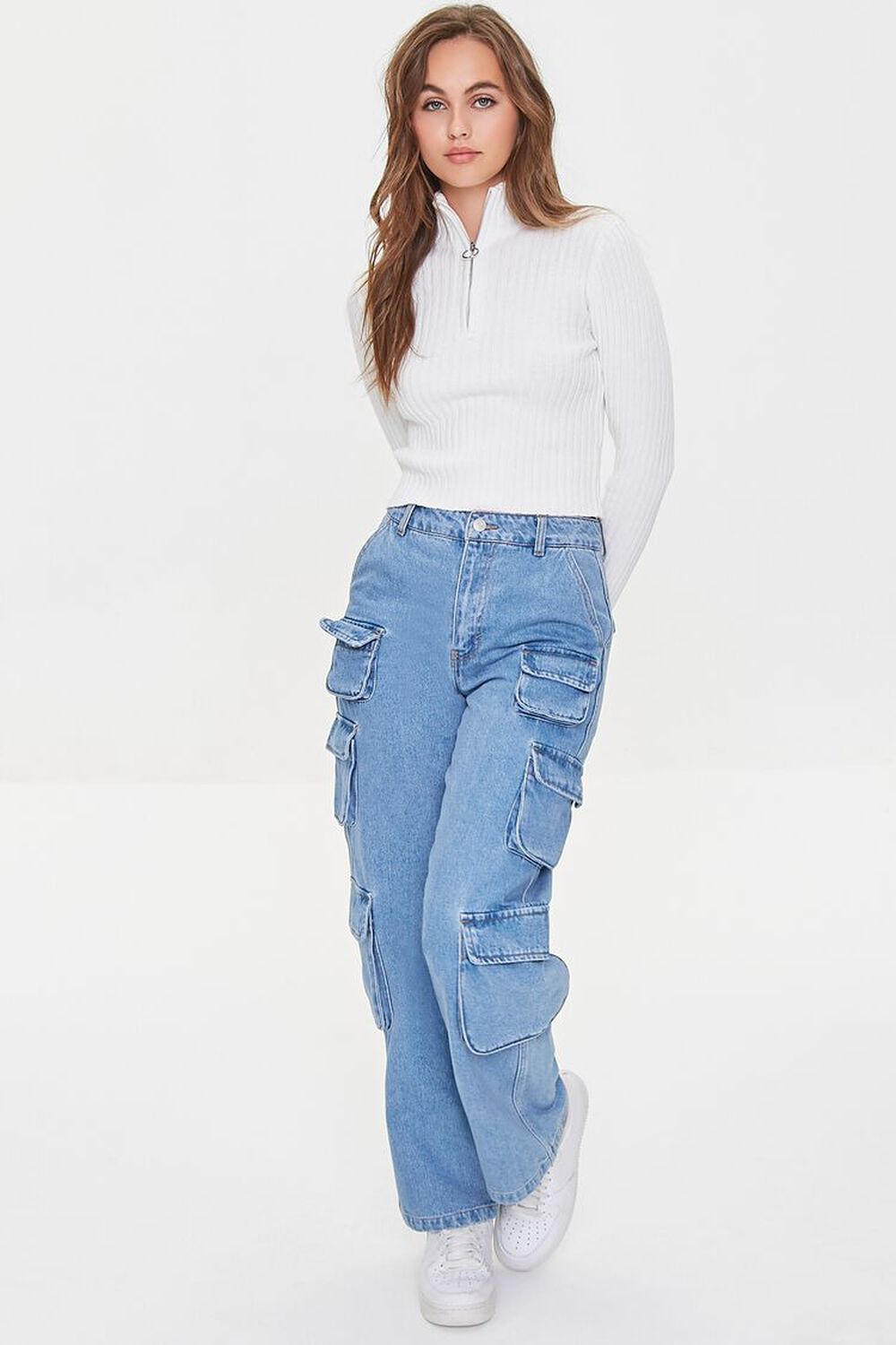 Relaxed Cargo Jeans | Forever 21 (US)