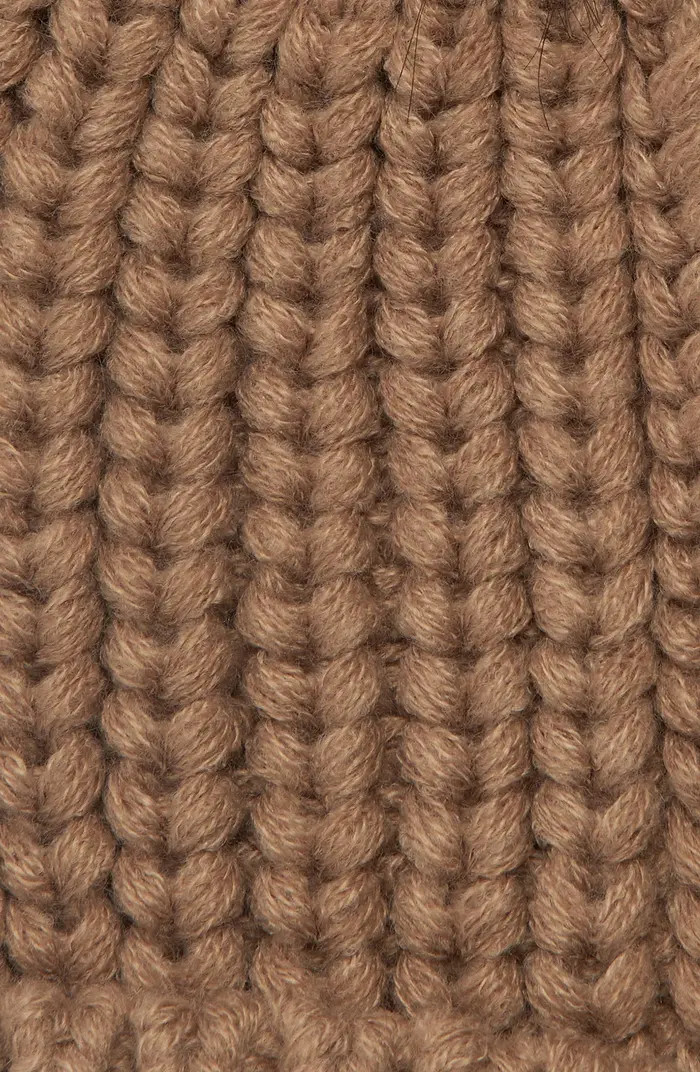 Saltburn Knit Beanie with Faux Fur Pom | Nordstrom