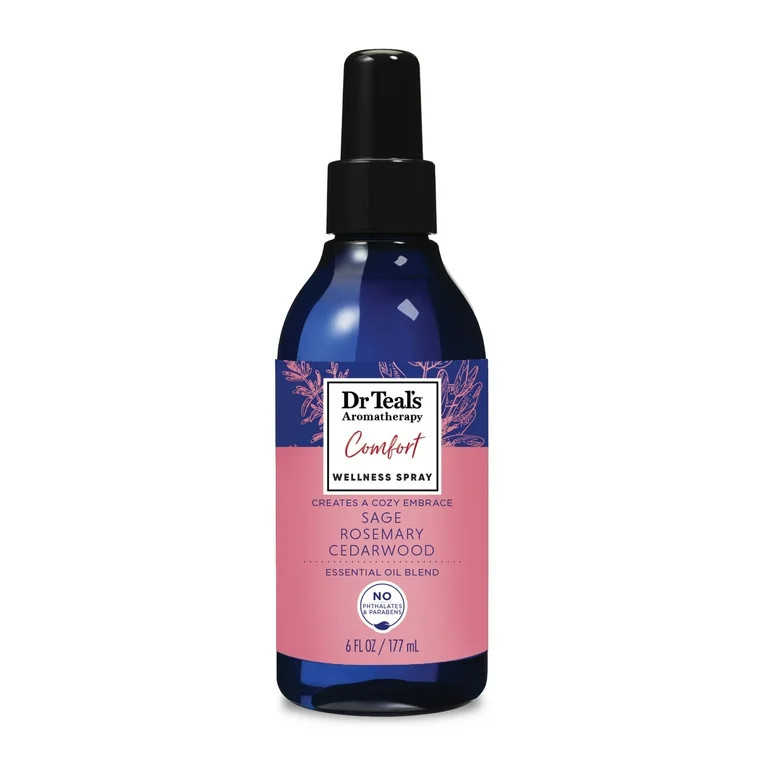 Dr Teal's Aromatherapy Comfort Wellness Spray with Sage, Rosemary, & Cedarwood, 8oz | Walmart (US)