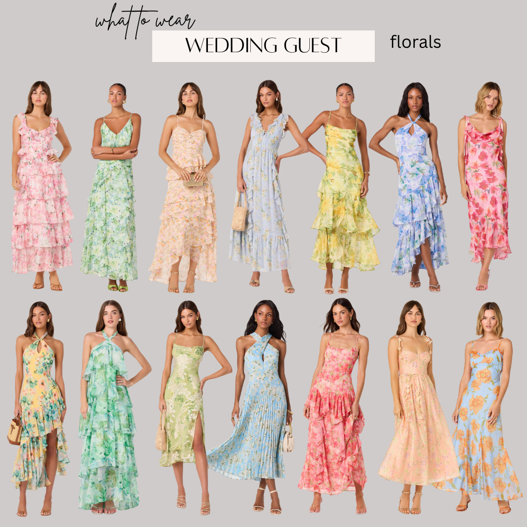 Wedding Guest Dresses Floral / Floral Bridesmaid Dress

#LTKootd #LTKTravel #LTKWedding