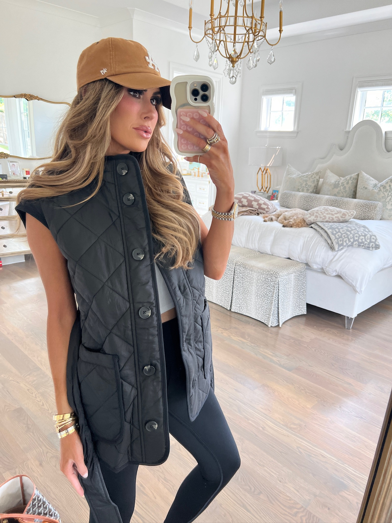 Wearing a size XS in everything!
@walmartfashion #walmartpartner #walmartfashion 

Fall fashion, ball cap, affordable fashion, black vest, casual outfit, Walmart finds, athleisure, Emily Ann Gemma 

#LTKSeasonal #LTKStyleTip