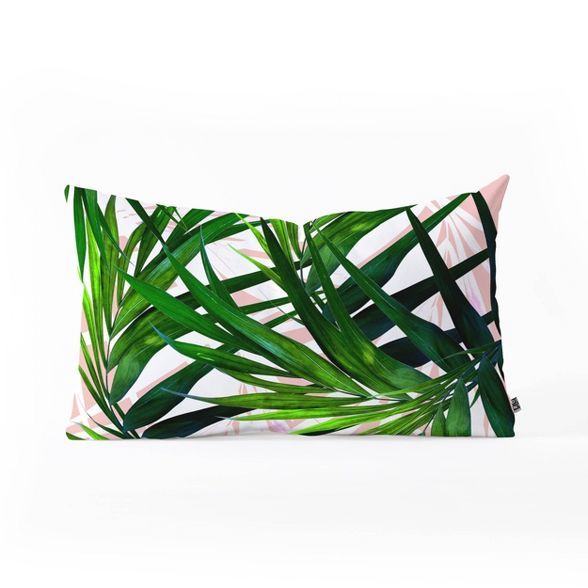 Marta Barragan Camarasa Dream Paradise Oblong Lumbar Throw Pillow Green - Deny Designs | Target