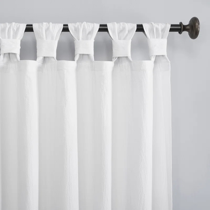 Archaeo Sarro Washed Cotton Semi-Sheer Tab Top Curtain Panel | Wayfair North America