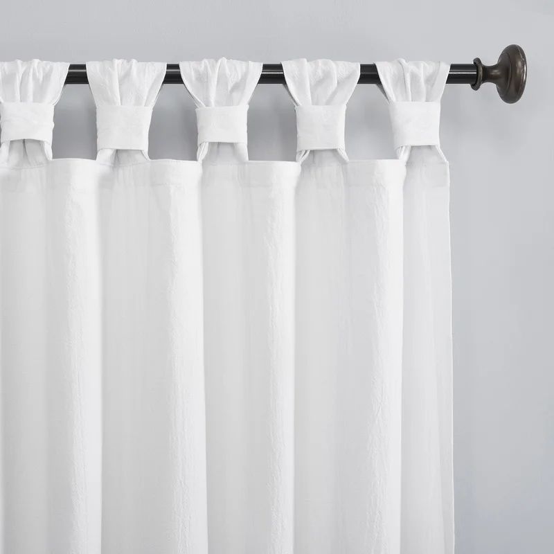 Archaeo Sarro Washed Cotton Semi-Sheer Tab Top Curtain Panel | Wayfair North America
