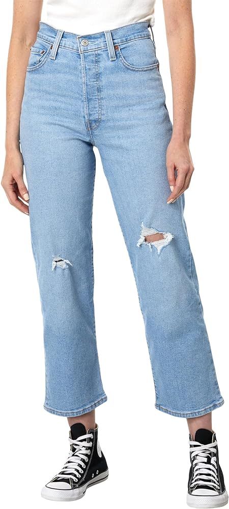 Levi's Women's Ribcage Straight Ankle Jeans | Amazon (US)