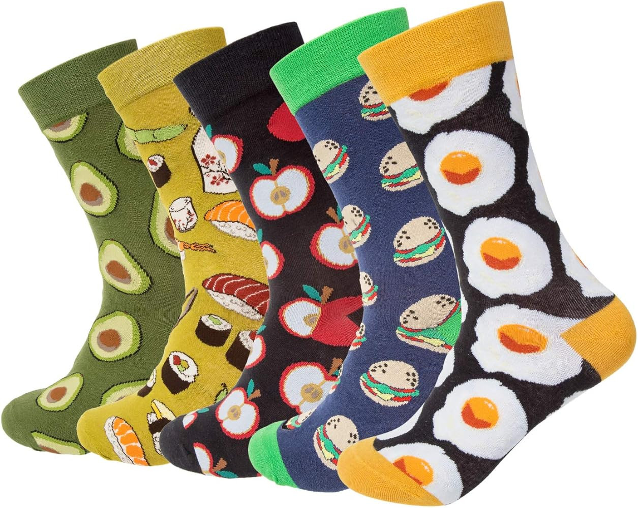Funny Novelty Food Socks Space Animal Shark Socks Gifts for Men Women | Amazon (US)