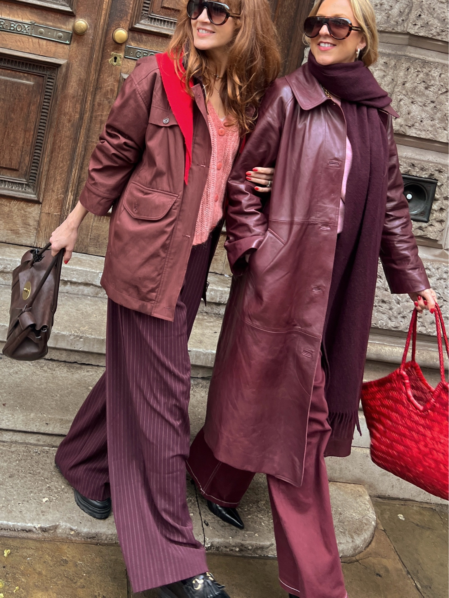 Burgundy leather Sezane jacket. Balzac jacket, reserved jeans and trousers 

#LTKuk #LTKFashionMonth