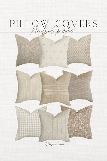 Neutral throw pillow covers!

Accent pillows, striped pillows floral print pillows, gingham pillow, plaid pillows, decorative pillows, neutral home accents, home decor

#LTKFind #LTKhome #LTKstyletip