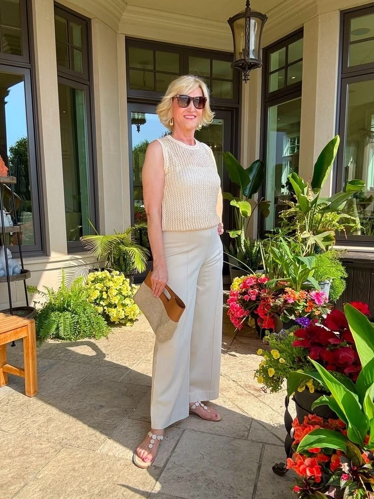 There’s just something so timeless about an all-cream look 🤍✨ This soft knit set from Lysse New York is the perfect mix of cozy and chic — and the tiny sequins woven throughout add the prettiest little touch of sparkle without feeling over the top.

#LTKSeasonal #LTKOver40 #LTKootd
