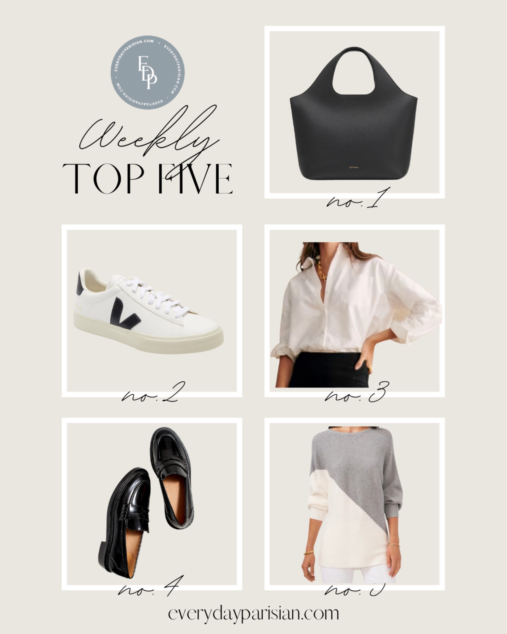This week’s best sellers are classic fall pieces for your wardrobe. The best button up in my opinion. Plus, Vejas are still in stock and such a great shoe all around for fall weather and Paris travel. 

#LTKshoecrush #LTKSeasonal #LTKstyletip