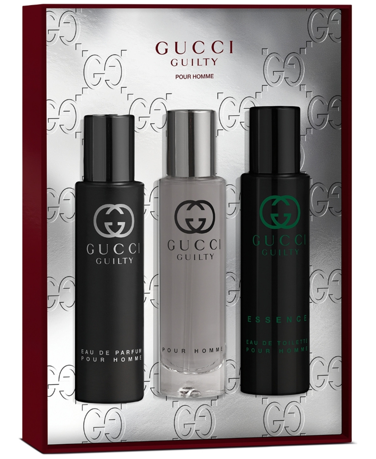 Gucci 3-Pc. Guilty Pour Homme Christmas Fragrance Gift Set, 0.5 oz. | Macy's