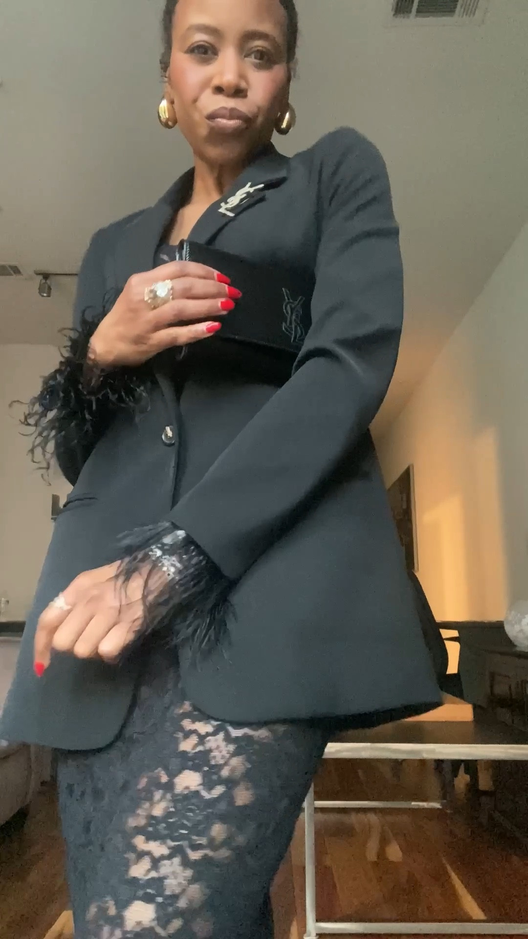 All black everything. 

#LTKHoliday #LTKSaleAlert #LTKOver40