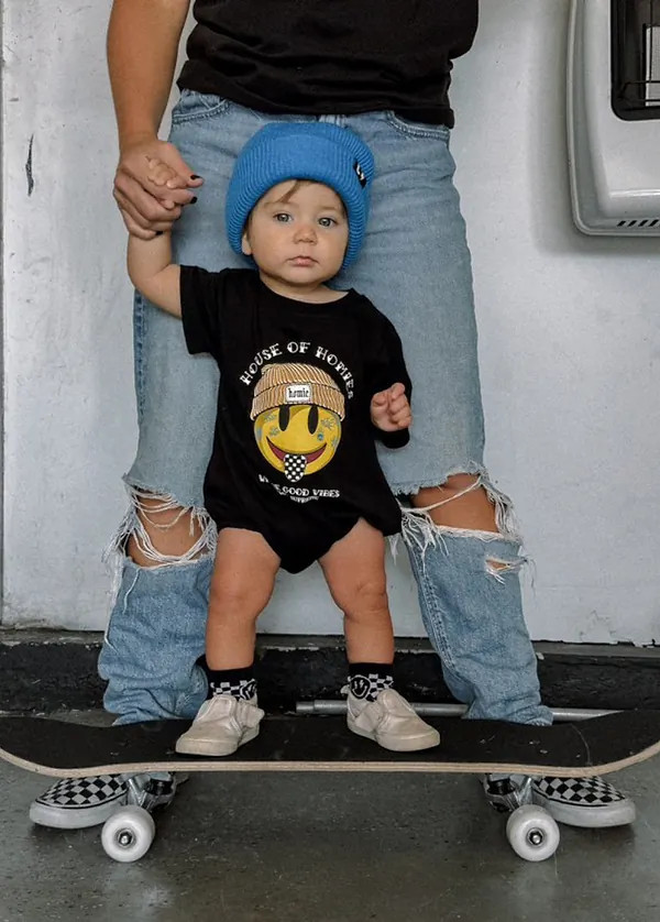 House Of Homies Baby Romper | Little Trouble