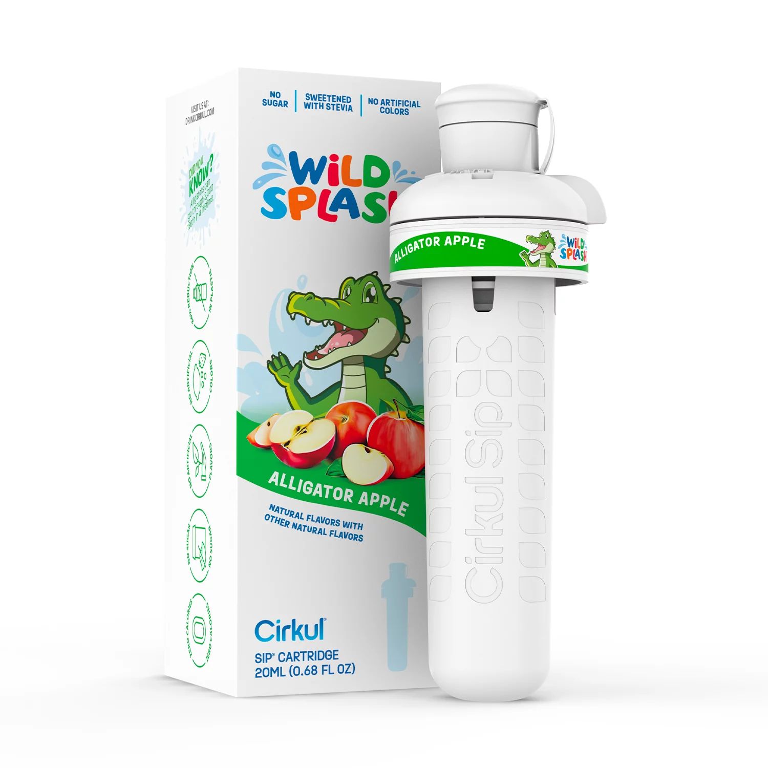 Cirkul Wild Splash Alligator Apple Flavor Cartridge, Drink Mix, 1-Pack | Walmart (US)