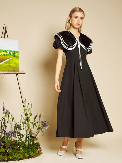 Primrose Collar Midi Dress | Sister Jane (UK)