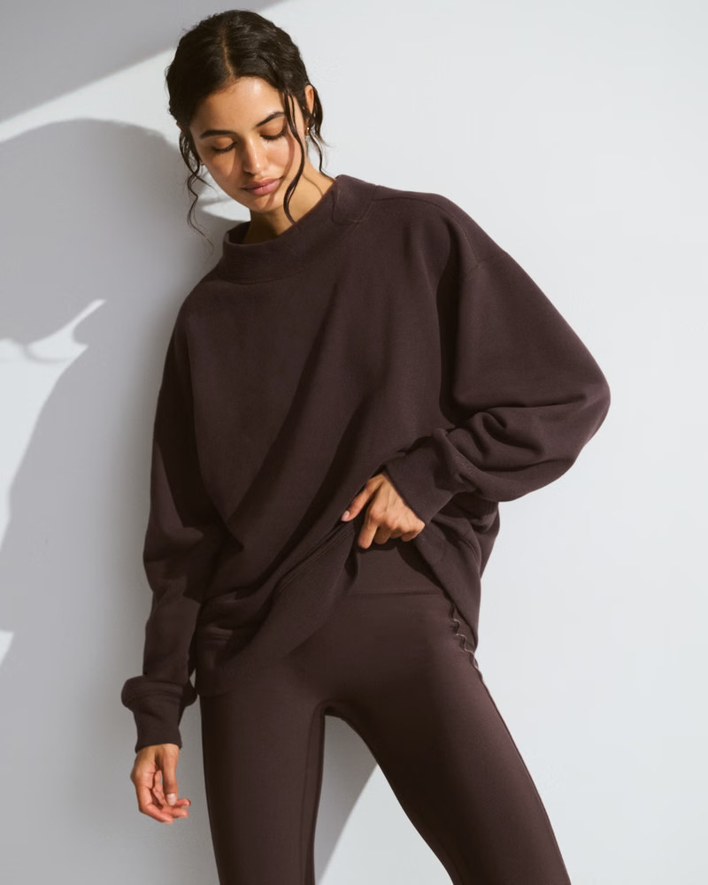 Women's YPB On The Go Mockneck | Women's Active | Abercrombie.com | Abercrombie & Fitch (US)