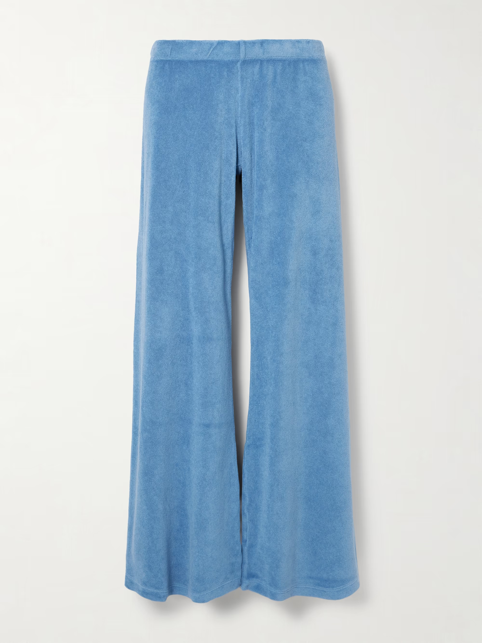Lito cotton-blend terry wide-leg pants | NET-A-PORTER (US)