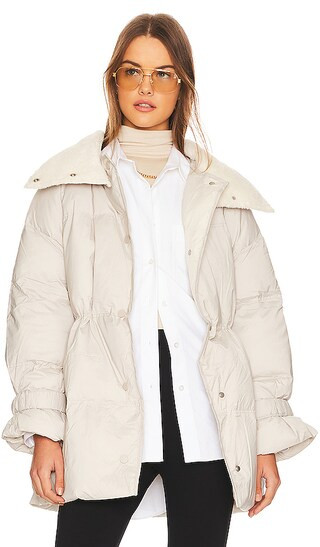 Caley Puffer in Putty | Revolve Clothing (Global)