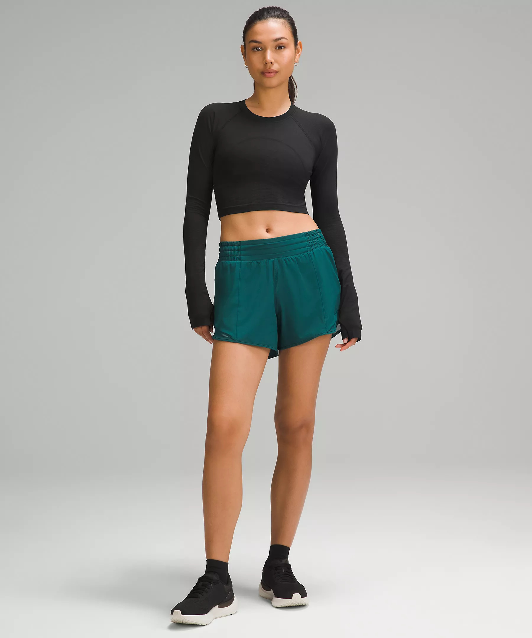 Swiftly Tech Cropped Long-Sleeve Shirt 2.0 | Women's Long Sleeve Shirts | lululemon | Lululemon (US)