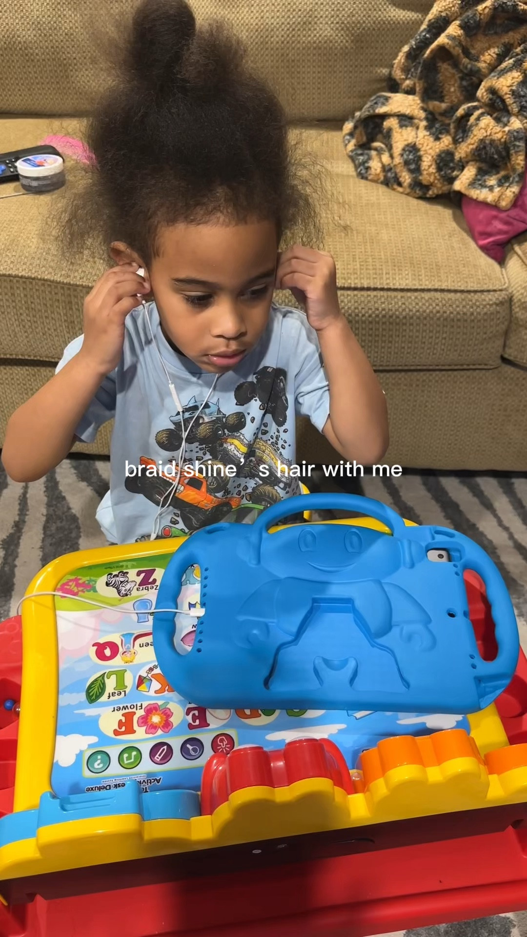 Braid my toddler’s hair with me!  This straightening brush makes his hair so much easier to braid, the braids last longer, and it only takes 3-5 minutes to do after blow drying.  Andddd they don’t burn because of the plastic plates.  These have saved me so much time and headaches! And they’re on sale 🥳

#LTKFamily #LTKKids #LTKFindsUnder50