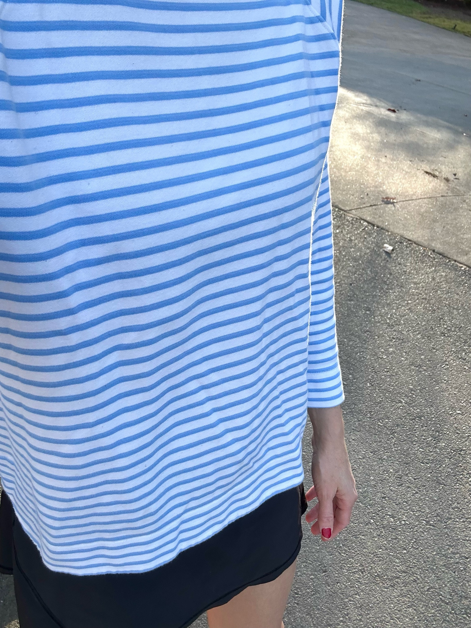 My go-to warmth weather top! Think light-weight sweatshirt with 3/4 length sleeves. It’s the perfect blend and the classic stripes are 👌🏼



#LTKFitness #LTKStyleTip #LTKActive