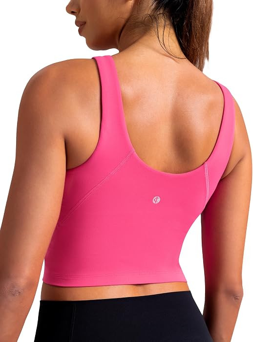 Colorfulkoala Dreamlux Womens Padded Sports Bra High Neck U-Back Yoga Running Workout Athletic Ta... | Amazon (US)