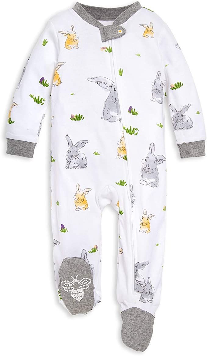Burt's Bees Baby baby-boys Sleep and Play Pajamas, 100% Organic Cotton One-piece Romper Jumpsuit ... | Amazon (US)