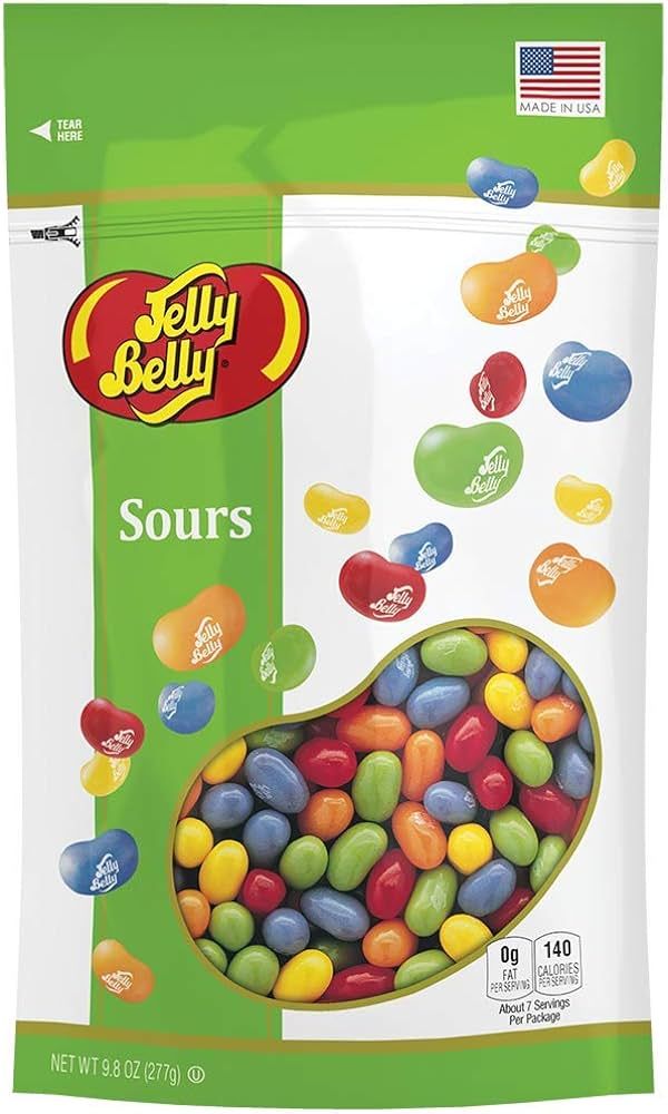 Jelly Belly Sours Jelly Beans, Sour Fruit Flavors, 9.8-oz Stand-Up Pouch | Amazon (US)