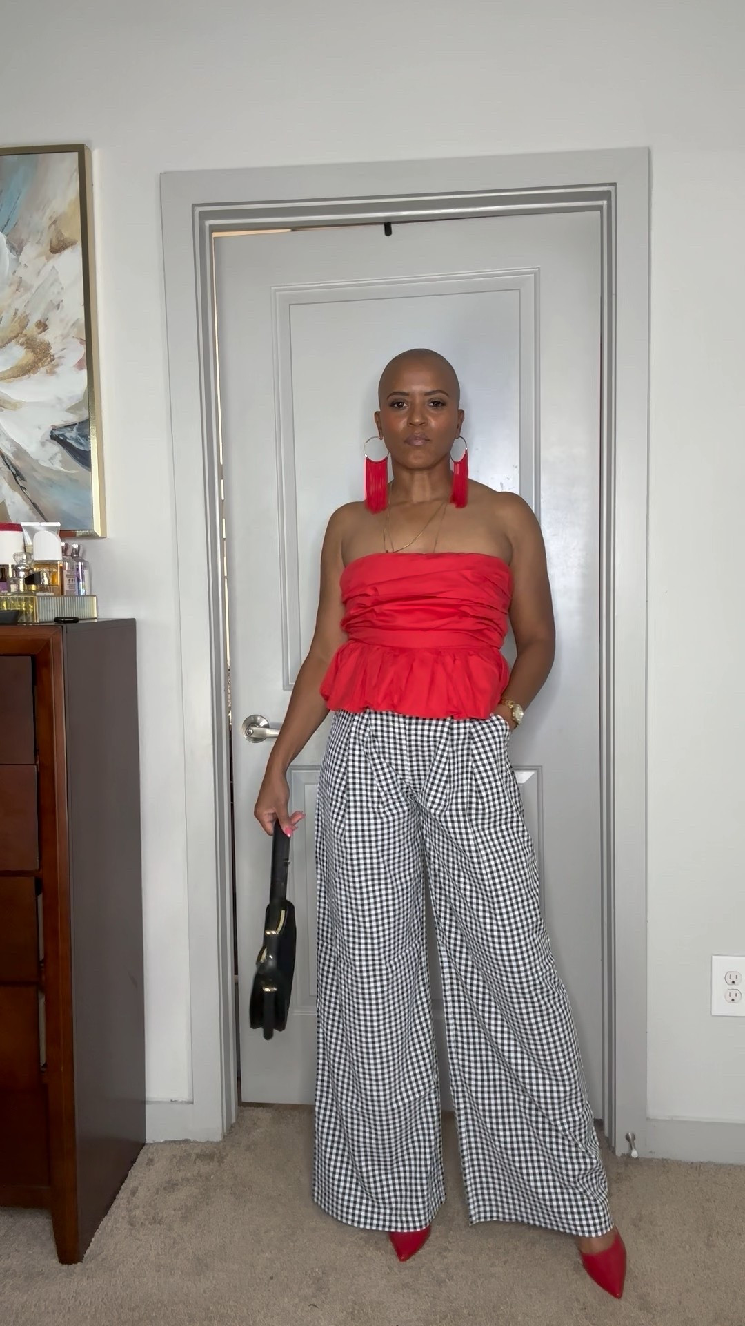 Elevated Picnic
https://www.fashionnova.com/products/sweet-nothing-gingham-pant-black-white

#LTKSeasonal #LTKOver40 #LTKU