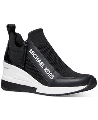 Willis Knit Trainer Wedge Sneakers | Macy's