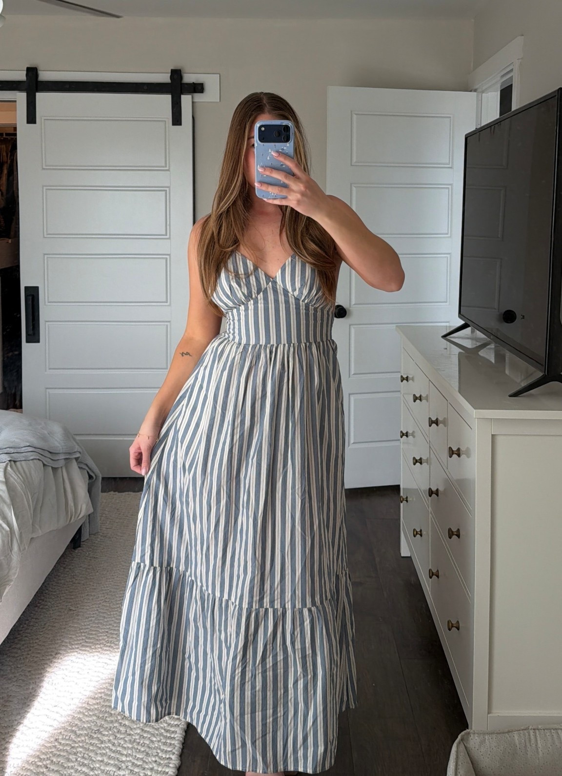 Spring dress 🩵✨

#LTKmomlife #LTKTravel #LTKdayinmylife