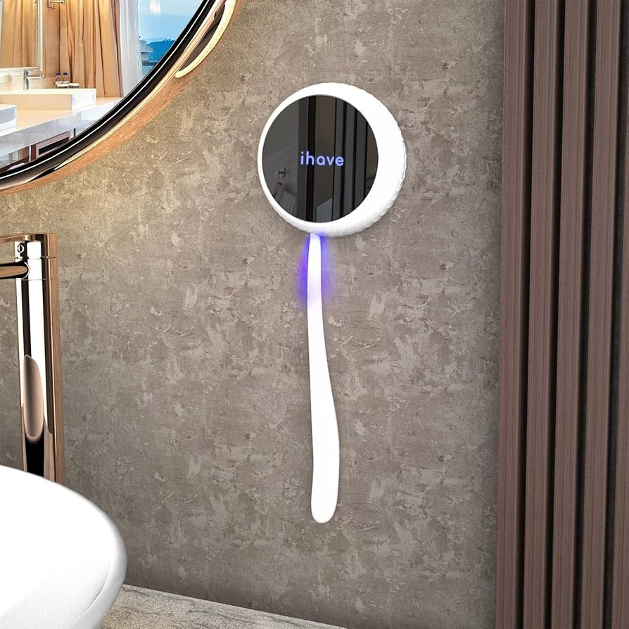 iHave Toothbrush Sanitizer Holder: Auto-Cycle UV Disinfection & Magnetic Wall-Mount for Manual & ... | Amazon (US)