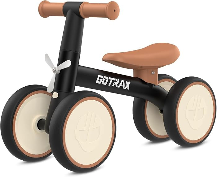 Gotrax Baby Balance Bike 1-2 Years, 7" Front&Rear Silent Wheels, Sturdy Steel Frame 66 lbs Load, ... | Amazon (US)