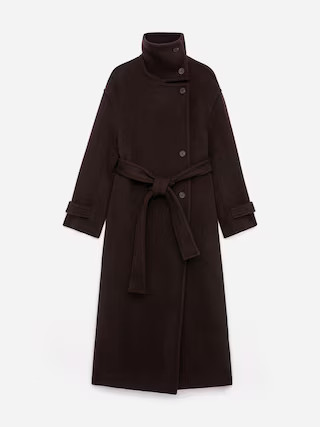 Oversized Wool-Blend Coat – Dark Brown – Women – ARKET GB | Arket UK