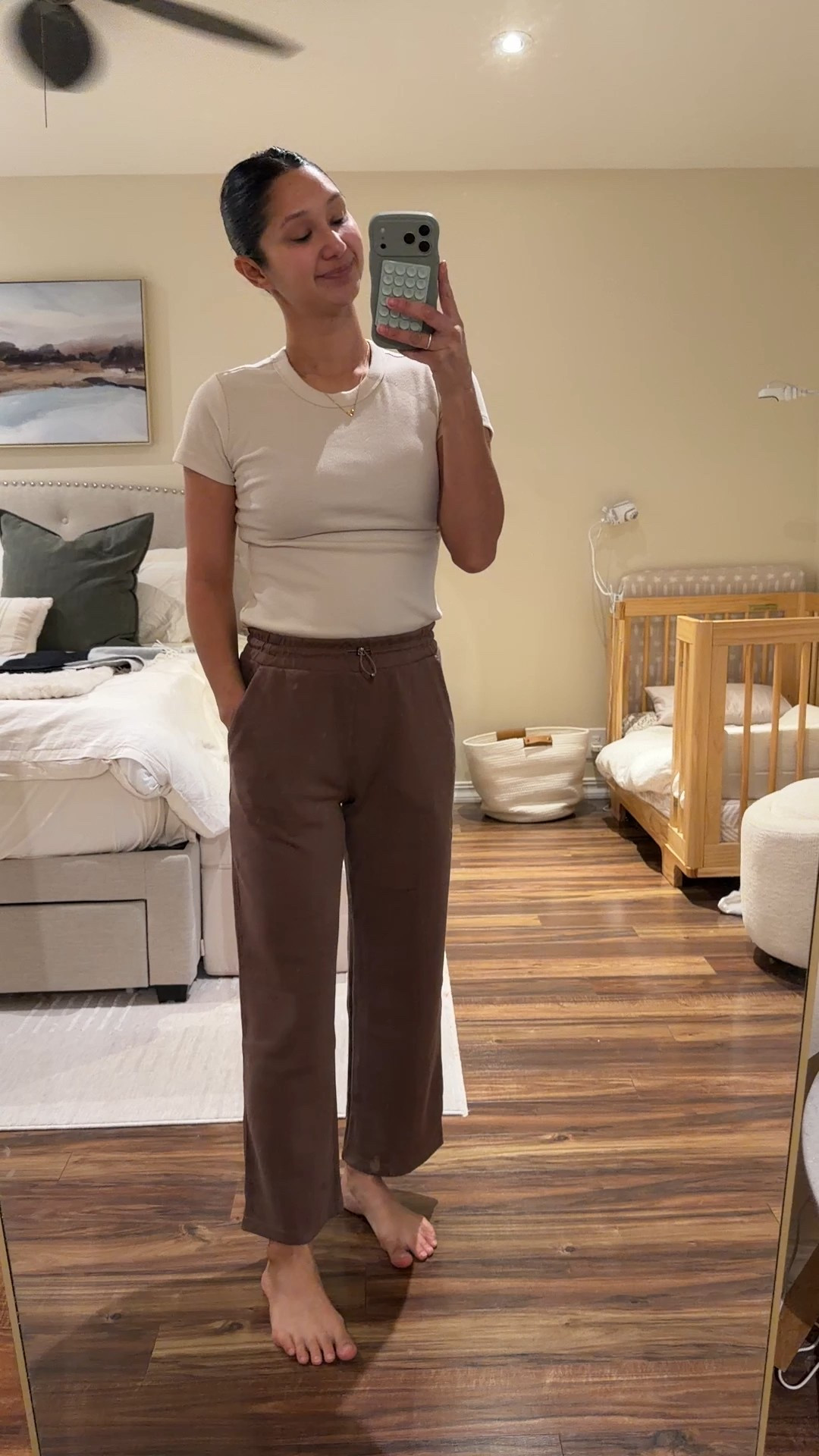 Wearing these under $40 drawstring pants and my favorite old navy basic tee | I’m wearing the size 25” inseam length in an XS in the pants and a small in the old navy tee 

#LTKootd #LTKmomlife