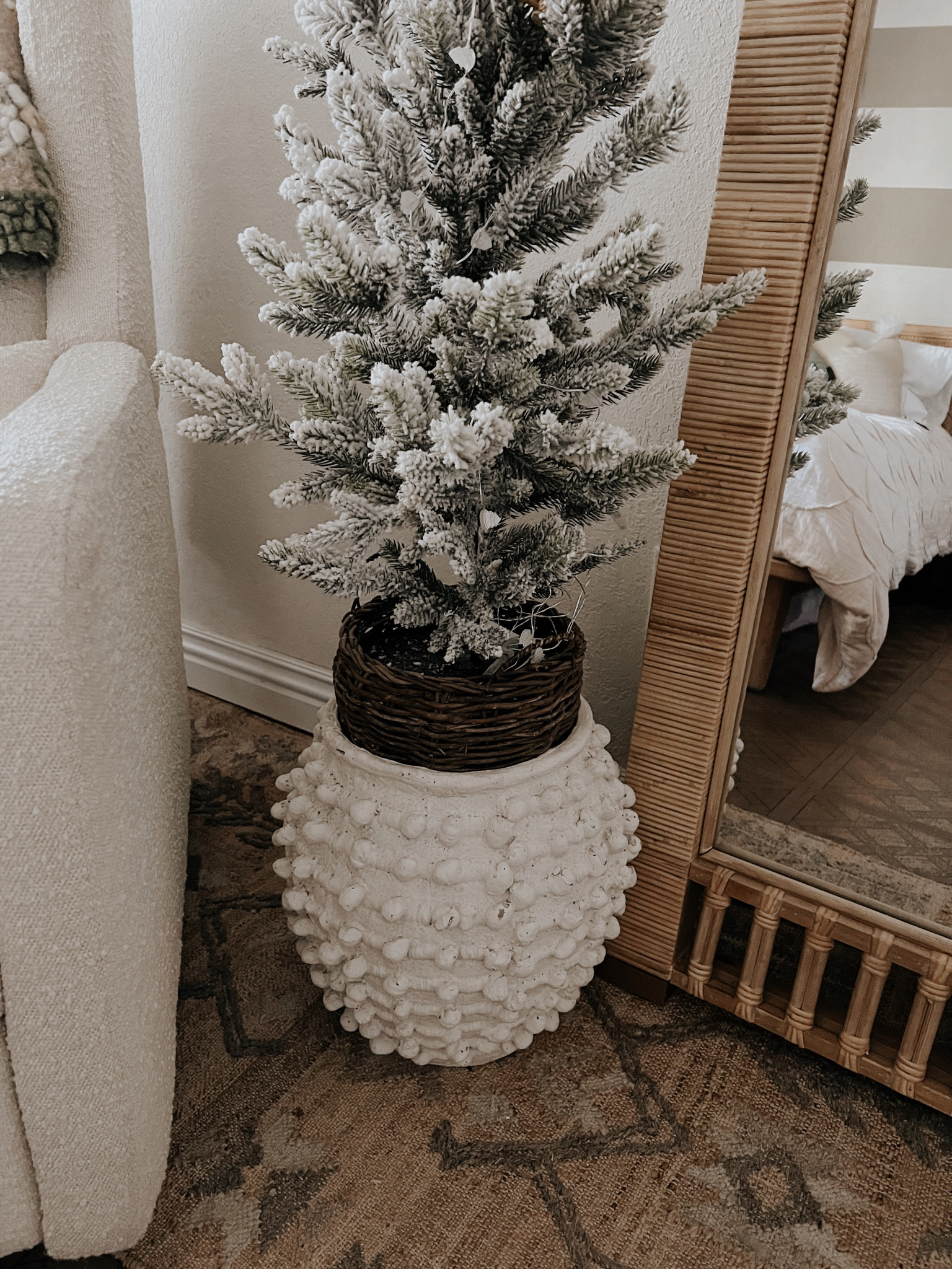 Favorite pot for the mini Christmas tree 🤍

#LTKhome #LTKunder50 #LTKHoliday